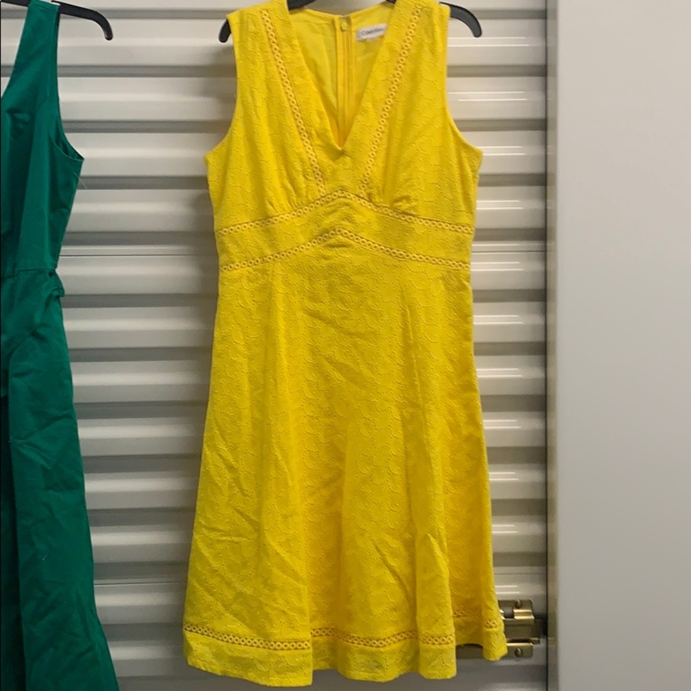 *NWOT* Yellow ‘Sunshine’ Calvin Klein Dress